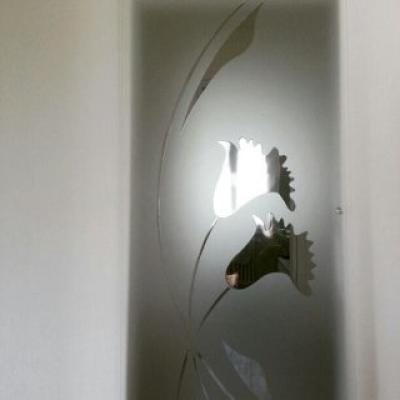 Decorazione su vetro